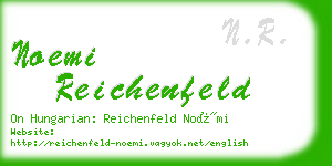 noemi reichenfeld business card